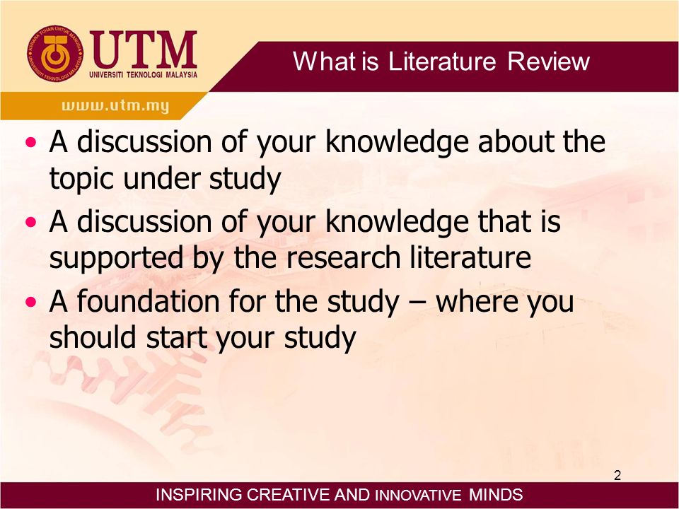 How to... write a literature review
